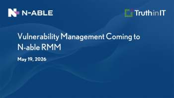 Vulnerability Management Built Into N-able RMM