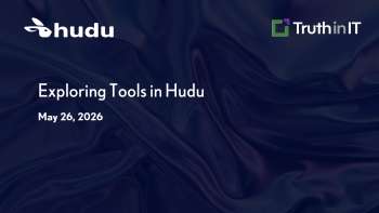 Core Documentation Tools in Hudu