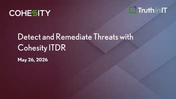 Identity Threat Detection & Response with Cohesity DSP