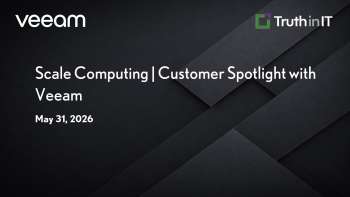 Veeam & Scale Computing: Virtualization & Data Protection