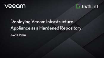 Deploying Veeam Infrastructure Appliance as a Hardened Repository