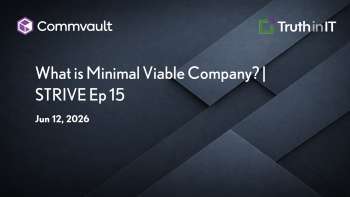 Minimal Viable Company: Cyber Recovery Strategy