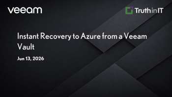 Instant VM Recovery to Azure from Veeam Vault
