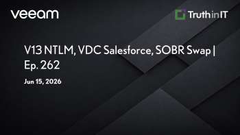 Veeam v13 Authentication, Data Cloud Updates & SOBR Management