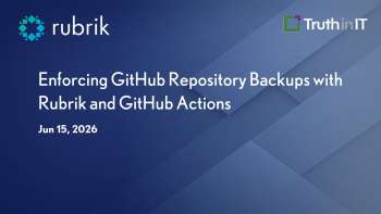 Automate GitHub Backups with Rubrik API & Actions
