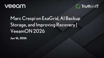 Veeam: ExaGrid's Tiered Storage Approach to AI Backup & Recovery