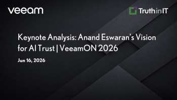 AI Trust as the New Bottleneck: VeeamON 2026 Keynote