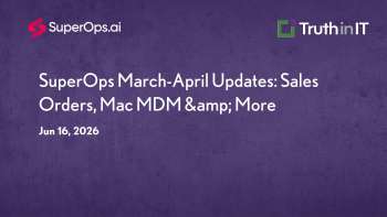 SuperOps March-April Updates: Sales Orders, Mac MDM & More
