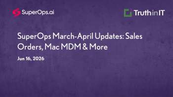 SuperOps March-April Updates: Sales Orders, Mac MDM & More