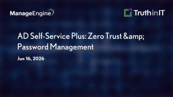 Manage Engine: AD Self-Service Plus: Zero Trust & Password Management
