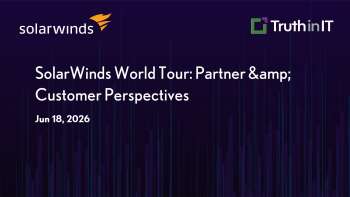 SolarWinds World Tour: Partner & Customer Perspectives