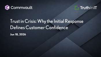 Commvault: Why the First 60 Minutes of Incident Response Define Trust