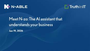 N-Able: N-zo AI Assistant: Faster Diagnostics & Automation