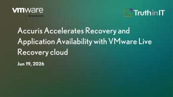 Accuris Cuts Recovery Time from Days to Hours with VMware