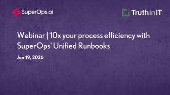 SuperOps: 10x Process Efficiency with SuperOps Unified Runbooks