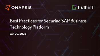 Onapsis: Best Practices for Securing SAP Business Technology Platform