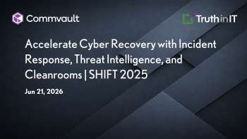 Commvault: Cyber Recovery with Threat Intelligence & Cleanrooms