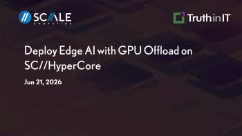 Scale Computing: Edge AI Deployment with GPU Offload on SC//HyperCore