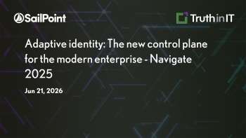 SailPoint: Adaptive Identity as the New Cybersecurity Control Plane