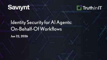 Saviynt: Identity Security for AI Agents: On-Behalf-Of Workflows
