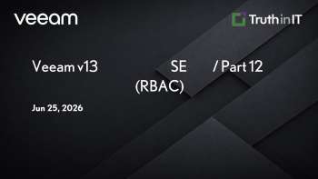 Role-Based Access Control (RBAC) in Veeam v13