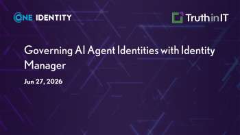 One Identity: Governing AI Agent Identities with Identity Manager