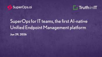 SuperOps: AI-Native Unified Endpoint Management for Enterprise IT