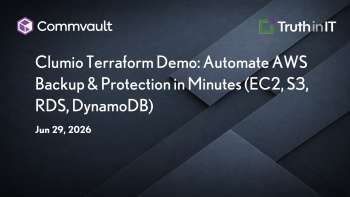 Commvault: Automate AWS Backup with Clumio Terraform Provider