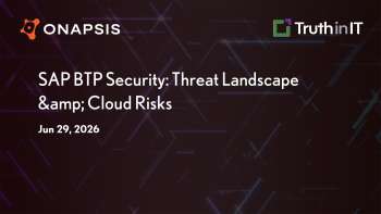 Onapsis: SAP BTP Security: Threat Landscape & Cloud Risks