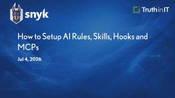 Snyk: Setting Up AI Rules, Skills, Hooks & MCPs