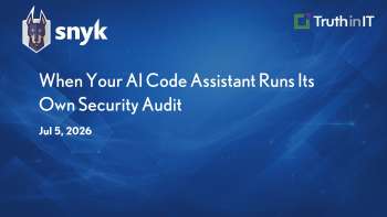 Snyk: AI Code Assistant Runs Its Own Security Audit