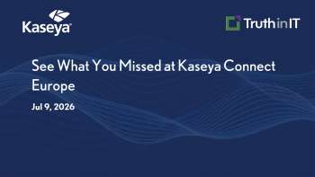 Kaseya Connect Europe Event Highlights