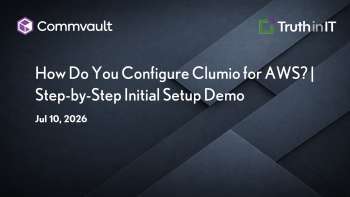Commvault: Clumio for AWS: Complete Initial Setup Guide