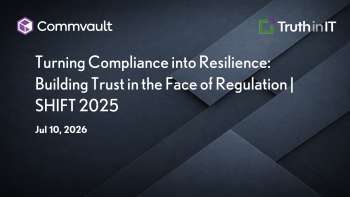 Commvault: Why Compliance Alone Won't Save You: Building Real Cyber Resilience