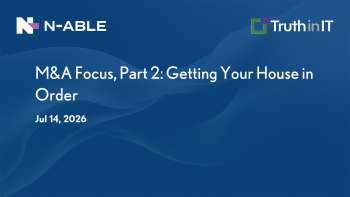 N-Able: Preparing Your MSP for Mergers & Acquisitions