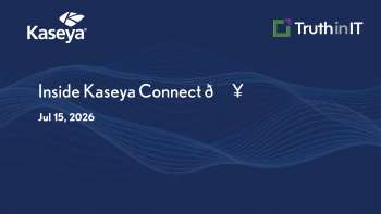 Inside Kaseya Connect Global Conference