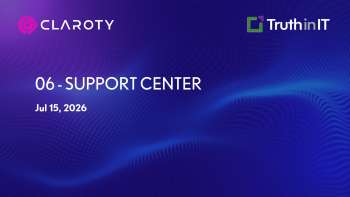 Accessing Claroty Support Center Resources