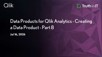 How to Create & Publish a Data Product in Qlik