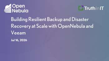 Backup & DR at Scale: OpenNebula and Veeam in Production