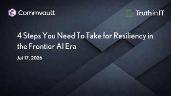 Commvault: 4 Steps to Build Resilience in the Frontier AI Era