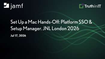 Jamf: Mac Zero-Touch Enrollment: Platform SSO & Setup Manager