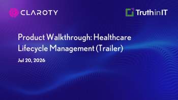 Claroty: Healthcare Device Lifecycle Management with Medigate
