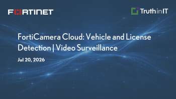 Fortinet: Vehicle & License Plate Detection in FortiCamera Cloud