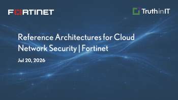 Fortinet: Cloud Network Security Reference Architectures Overview