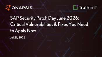 Onapsis: SAP Security Patch Day June 2026: Critical Fixes