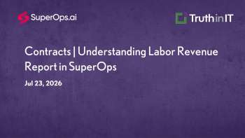 Understanding Labor Revenue Reports in SuperOps PSA