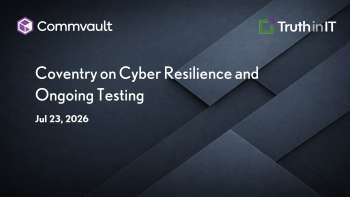 Commvault: Cyber Resilience Testing at Coventry Building Society