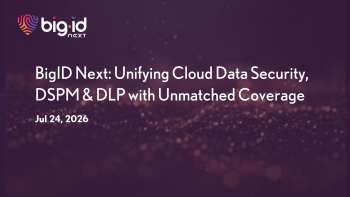 BigID: Unified Cloud Data Security: DSPM, DLP & Data Governance