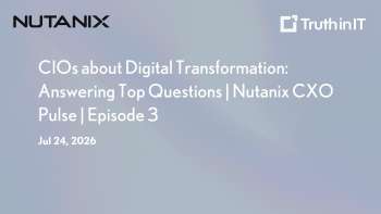 CIO Digital Transformation Q&A: IT Resilience & Agility