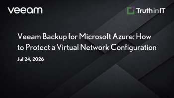 Veeam: Protecting Azure Virtual Network Configurations